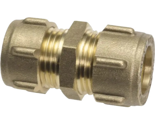 Racord dublu compresie cu inel din alamă 22 mm | HORNBACH