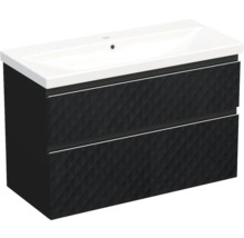 Dulap inferior de lavabo cu două sertare și lavoar ceramic