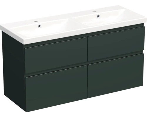 Set Jungborn TRENTA bază lavoar și lavoar 120 cm, mâner negru, verde salvie mat Set Jungborn TRENTA bază lavoar și lavoar 120 cm, mâner negru, verde salvie mat