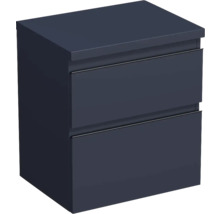 Dulap bază lavoar Jungborn TRENTA, PAL, mâner negru, 60 cm, albastru Marino