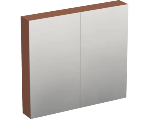 Dulap baie cu oglindă Jungborn TRENTA, PAL, 80x72 cm Cotto
