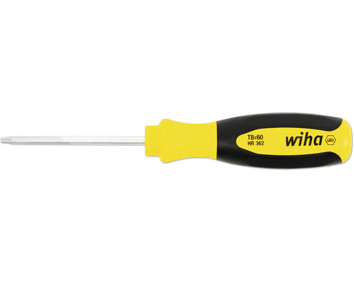Șurubelniță torx T8 Wiha 60 mm, crom-vanadiu Șurubelniță torx T8 Wiha 60 mm, crom-vanadiu