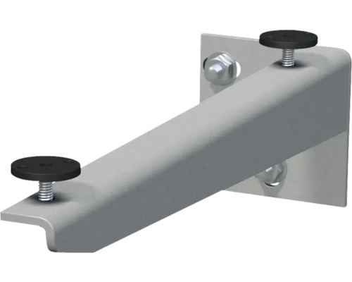Consolă suport blat lavoar baie 45x10x10 cm gri mat Jungborn TRENTA dreapta Suport de perete metalic cu șuruburi