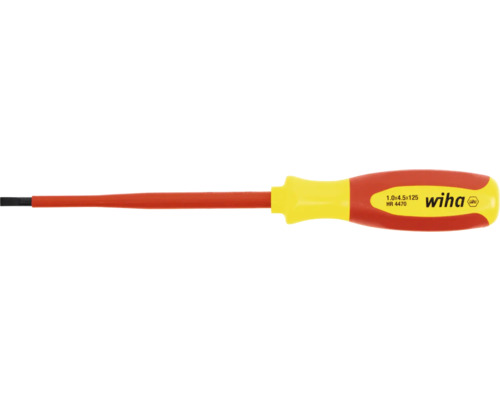 Șurubelniță electrică dreaptă Wiha 4,5x125 mm, testată VDE Șurubelniță electrică dreaptă Wiha 4,5x125 mm, testată VDE