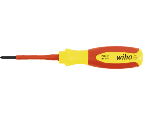 Șurubelniță electrică cruce PZ0 Wiha 60 mm, testată VDE Șurubelniță electrică cruce PZ0 Wiha 60 mm, testată VDE
