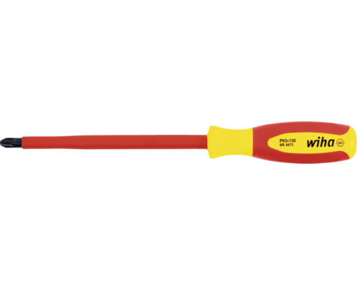 Șurubelniță electrică cruce PH3 Wiha 150 mm, testată VDE Șurubelniță electrică cruce PH3 Wiha 150 mm, testată VDE