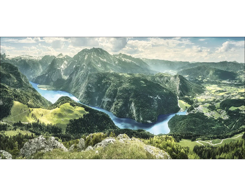 Tablou canvas Mountain Landscape I 50x100 cm