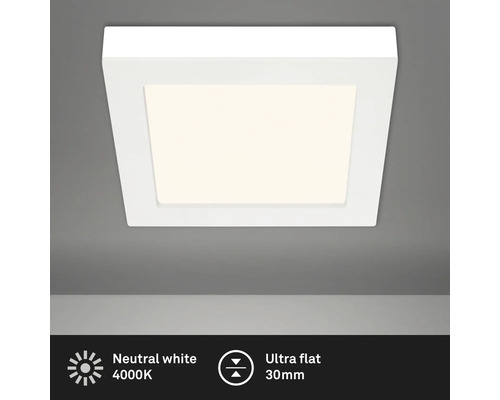 Lumină de plafon pătrată cu lumină albă neutră