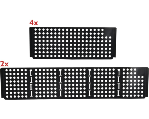 Grilaj de ventilație din plastic, set de șase bucăți