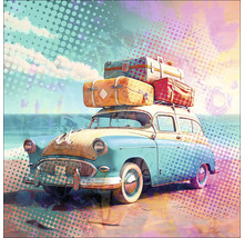 Tablou sticlă Trip To The Beach 30x30 cm
