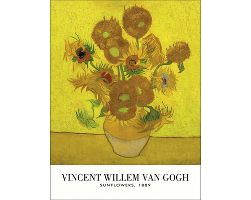 Tablou canvas Van Gogh Sunflowers 57x77 cm