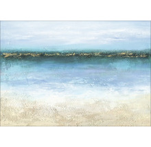 Pictură cu motiv abstract de coastă
