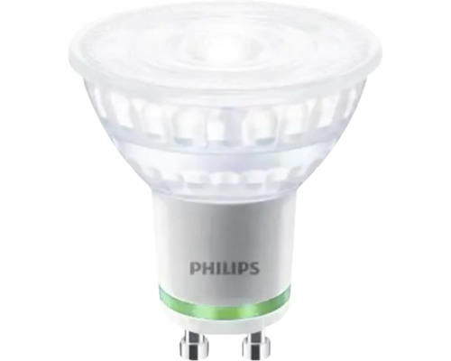 Bec LED spot Philips GU10 2,1W 375 lumeni 230V, lumină caldă CRI80