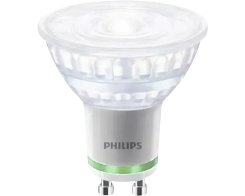 Bec LED spot Philips GU10 2,1W 375 lumeni 230V, lumină neutră CRI80