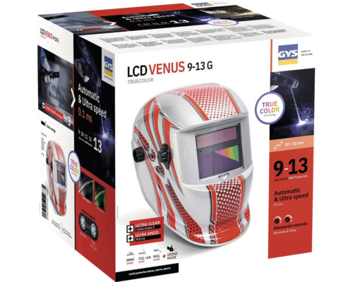 Cască automată de sudură GYS LCD Venus 9-13 G în cutie