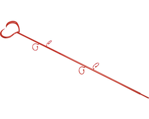 Suport de grădină cu formă de inimă și cârlige