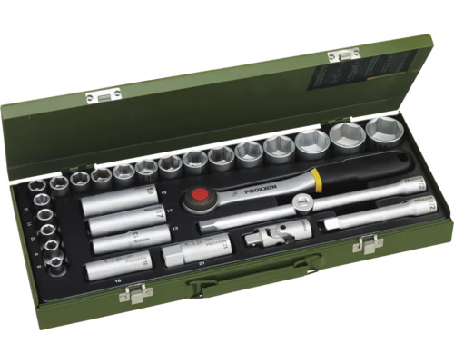 Set chei tubulare Proxxon în cutie metalică