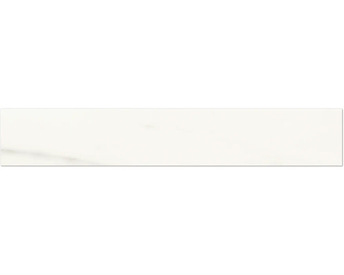 Plintă ceramică MIRAVA LUCCA Bianco gri lucios 10x60 cm Placă ceramică