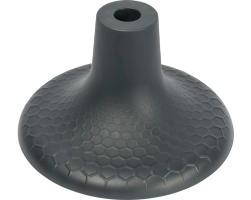 Picior de masă gri cu model fagure