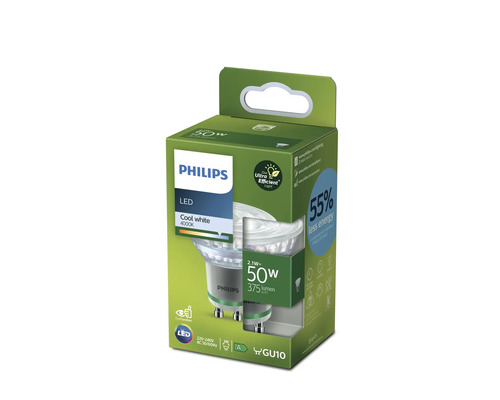 Bec LED Philips, alb rece, 50 wați, ambalaj