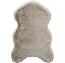 Covor blană Romance Shape maro deschis 55x80 cm-thumb-0 Covor blană Romance Shape maro deschis 55x80 cm-thumb-0