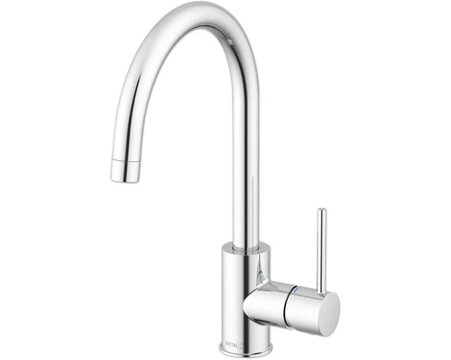 Baterie de bucătărie din metal cu gât înalt