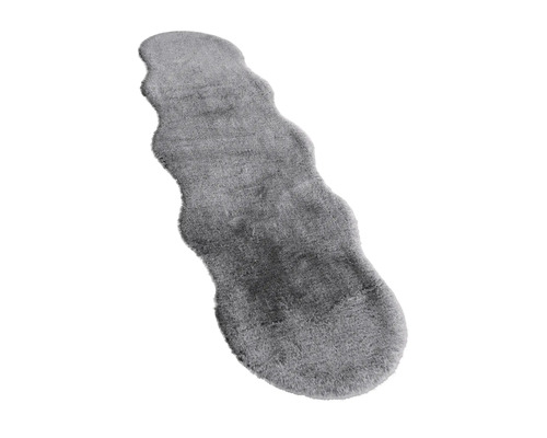 Covor gri în formă de piele de oaie