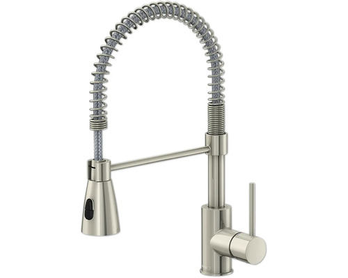 Baterie de bucătărie cu arc spiralat