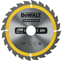 Logo DeWalt Pânză de ferăstrău circular 190 mm cu 24 de dinți
