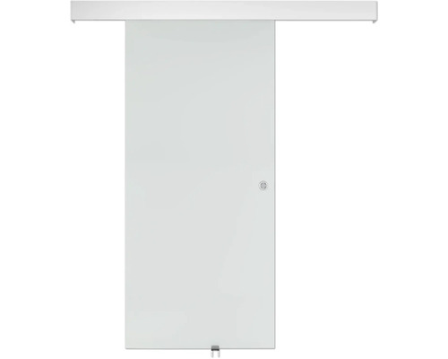 Ușă glisantă din sticlă cu mâner