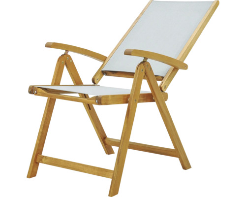 Șezlong din lemn cu tapițerie din material textil