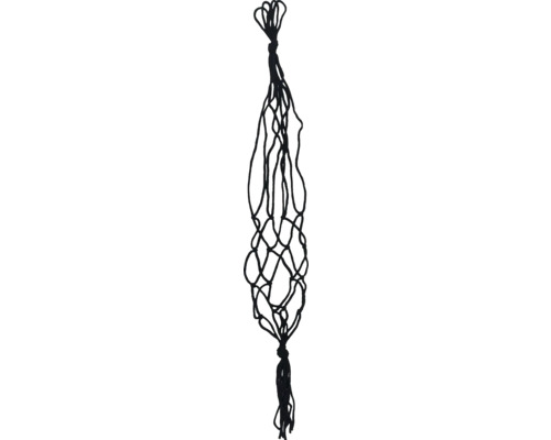 Plasă macrame Lafiora H 100 cm negru