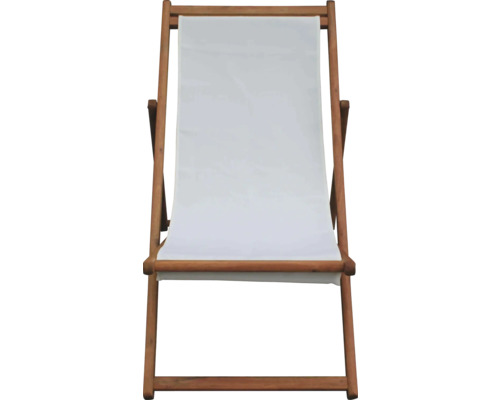 Șezlong din lemn cu tapițerie din material textil