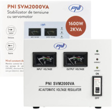 Stabilizator de tensiune cu servomotor PNI SVM2000VA