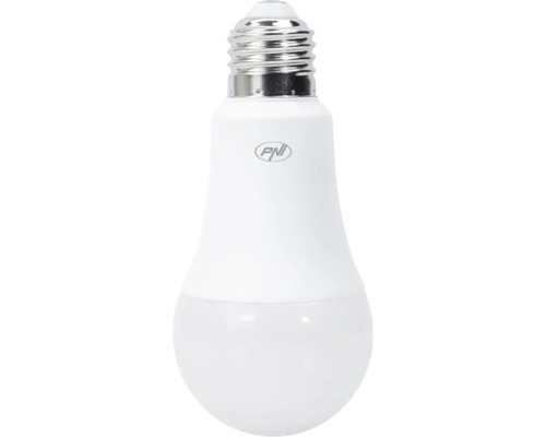 Bec LED smart/inteligent PNI E27 9W 800 lumeni, lumină variabilă, pară mat A60, conexiune WiFi, Tuya smart