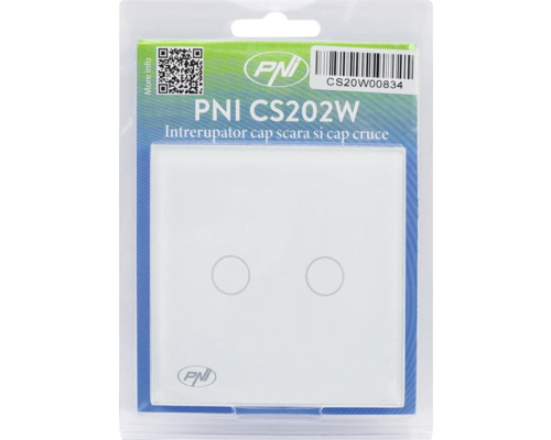 Întrerupător de scară PNI CS202W în ambalaj