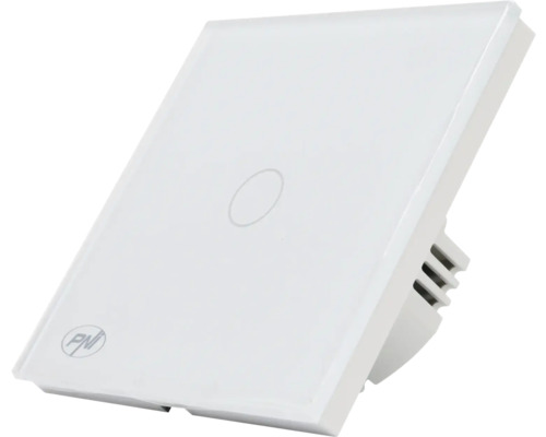 Întrerupător alb cu funcție tactilă