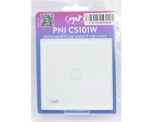 Întrerupător comutator PNI CS101W în ambalaj