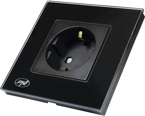 Priză cu ramă de sticlă