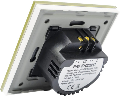 Vedere din spate a unui întrerupător