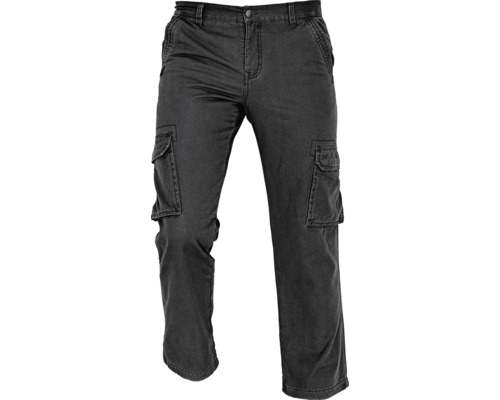 Pantaloni de lucru Cerva Rahan din bumbac și poliester negru, mărimea XL