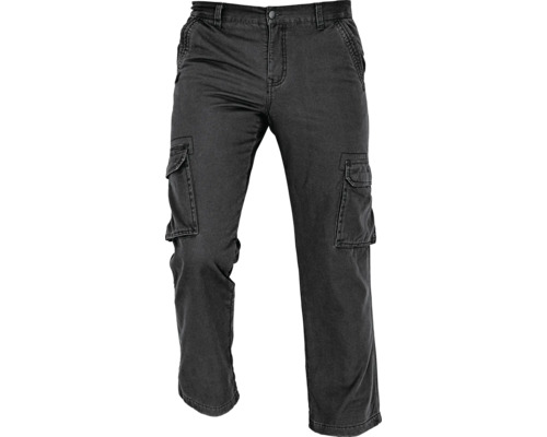Pantaloni de lucru Cerva Rahan din bumbac și poliester negru, mărimea 3XL