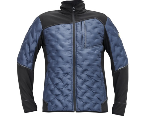 Jachetă de lucru tip Softshell Cerva Neurum din poliester bleumarin, mărimea M Jachetă de lucru matlasată cu fermoar