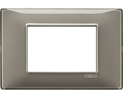 Ramă aparataje Vimar Plana Reflex 3 module, gri