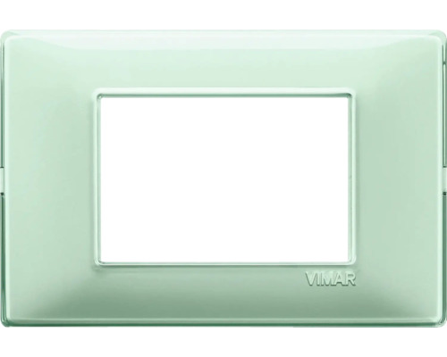 Ramă aparataje Vimar Plana Reflex 3 module, nuanța mentă