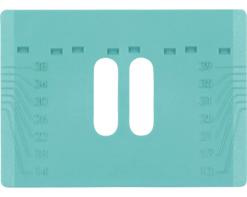 Calibru pentru ace de tricotat pentru determinarea dimensiunii acelor de tricotat