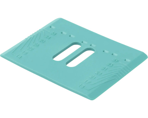 Indicator de dimensiuni pentru andrele de tricotat cu interval de măsurare.