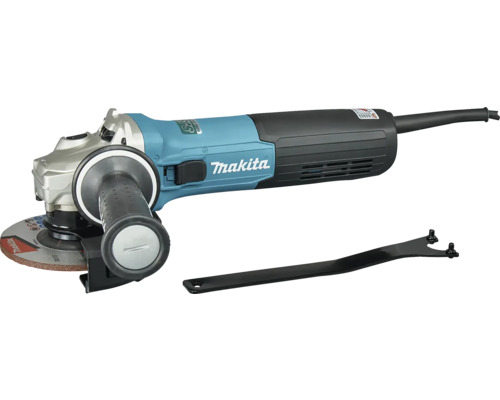 Polizor unghiular Makita cu disc de șlefuit și cheie