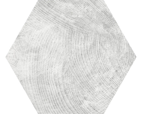 Placă hexagonală cu structură de lemn