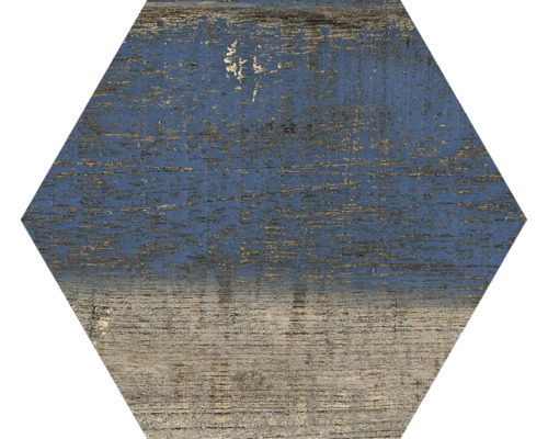 Placă hexagonală cu aspect de lemn